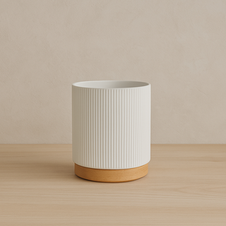 Ceramic Pot With Rotating Base