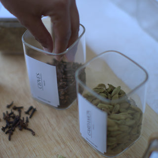 Spice Jar Labels - Customisable Set of 12, 24 or 50 - So At Nature