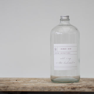 1.0L rinse aid glass jar