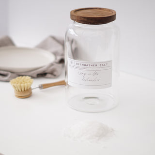 Dishwasher salt jar