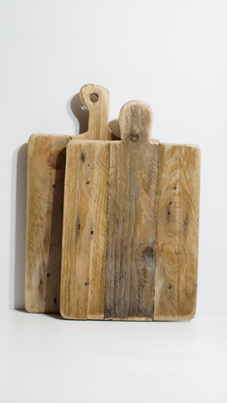 Vintage Style Handmade Wood Serving Board - Woode