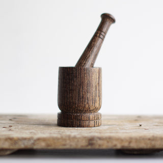 Wooden Pestle and Mortar - So At Nature