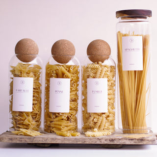 Glass Pasta Jars Storage Set - So At Nature