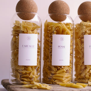 Glass Pasta Jars Storage Set - So At Nature