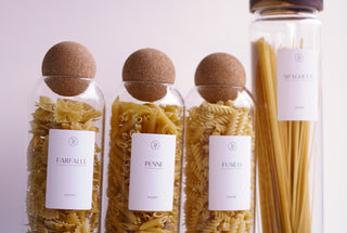 Glass Pasta Jars Storage Set - So At Nature