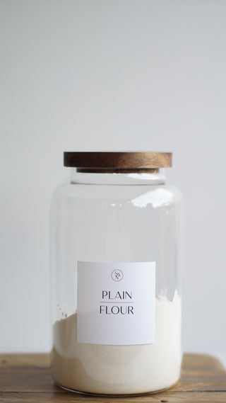 Plain Flour & Self Raising Flour Storage Container Set 1.2L, 2.0L, 2.5L - So At Nature