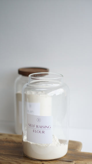 Plain Flour & Self Raising Flour Storage Container Set 1.2L, 2.0L, 2.5L - So At Nature