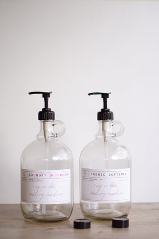Glass Half Gallon Laundry Dispenser