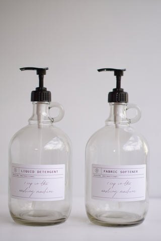Glass Half Gallon Laundry Dispenser