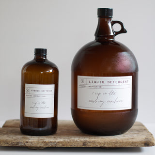 Amber Laundry Dispenser Set