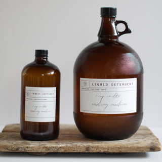 Amber Laundry Dispenser Set