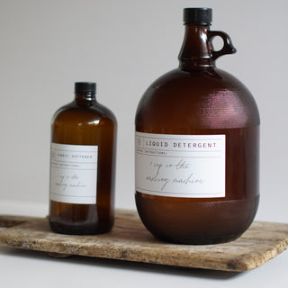 Amber Laundry Dispenser Set