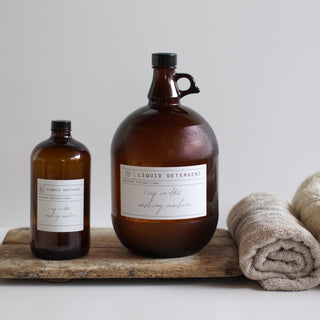 Amber Laundry Dispenser Set
