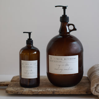 Amber Laundry Dispenser Set