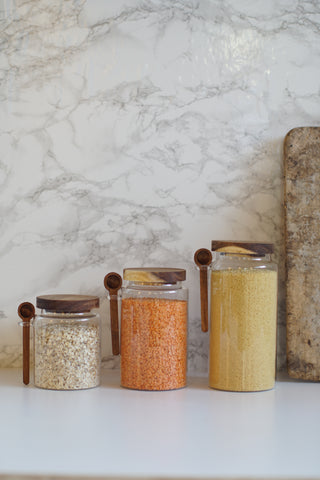 Kitchen Glass Food Container with Airtight Lid
