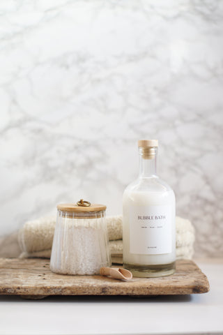 Bubble Bath and Bath Salts Jar Set