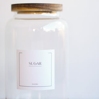 Customisable Pantry Baking Labels Set - So At Nature