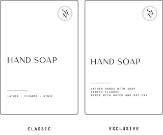Duo 500 ml Luxury Clear Glass Soap Dispenser Set