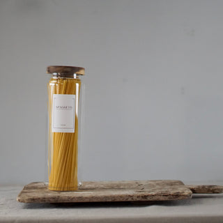 Tall Glass Pasta Jar Set