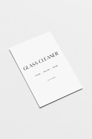 Clear Glass Bottle With Spray Pump
