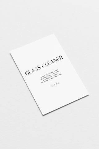 Clear Glass Bottle With Spray Pump