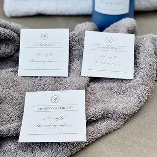 Laundry Labels Set