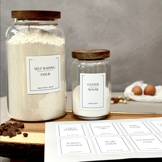 Customisable Waterproof Pantry Labels