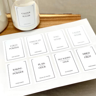 Custom Personalised Waterproof Labels - Medium Size