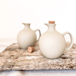 Ceramic Jug with Cork Stopper - Kande