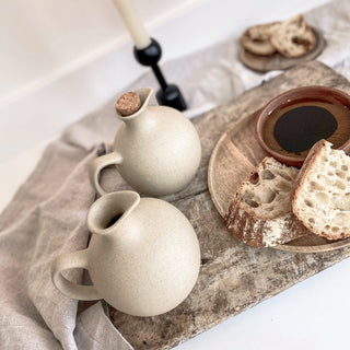 Ceramic Jug with Cork Stopper - Kande
