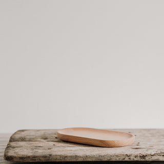 Small Oval Wooden Tray - Klein