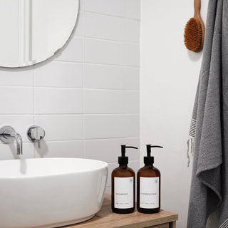 Body Wash, Shampoo and Conditioner Dispenser Set