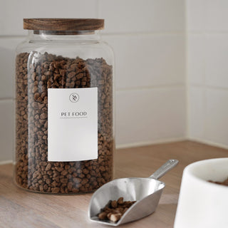 Glass Pet Food Container - So At Nature