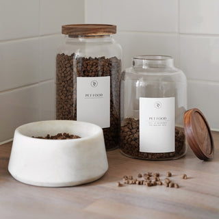Glass Pet Food Container - So At Nature