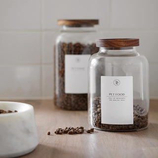 Glass Pet Food Container - So At Nature