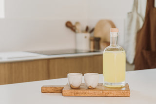 Glass Kitchen Bottle with Lid - 750ml