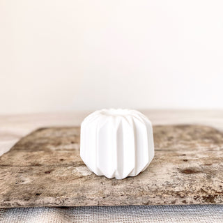 Ceramic Candle Holder - Origami