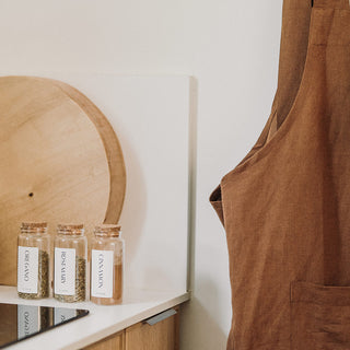 Rounded Glass Jar with Cork Lid - Fijn