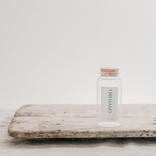 Rounded Glass Jar with Cork Lid - Fijn