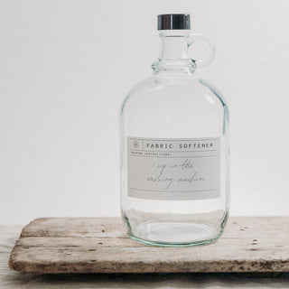 Glass Half Gallon Laundry Bottle  (Perfectly Imperfect) - Halvt