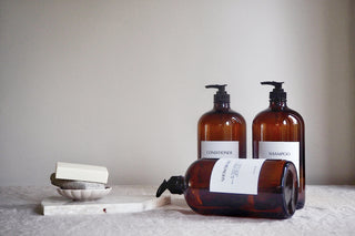 3 bathroom dispensers