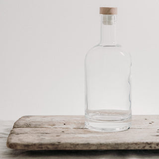 Glass Kitchen Bottle with Lid - 750ml