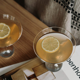 Cone Shaped Cocktail Glass With Ball Base - Kartio