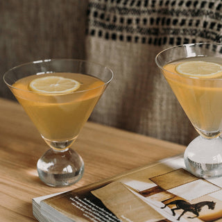 Cone Shaped Cocktail Glass With Ball Base - Kartio