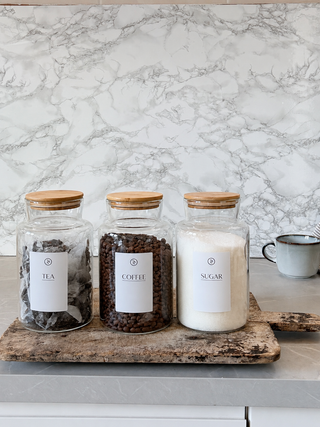 Luxury Tea coffee Sugar Jar Set