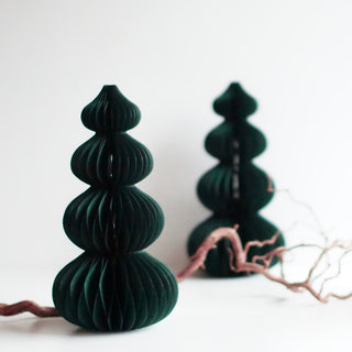 Large Foldable Green Paper Christmas Tree Decor