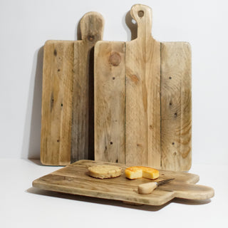 Vintage Style Handmade Wood Serving Board - Woode