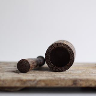 Wooden Pestle and Mortar - So At Nature