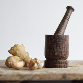 Wooden Pestle and Mortar - So At Nature