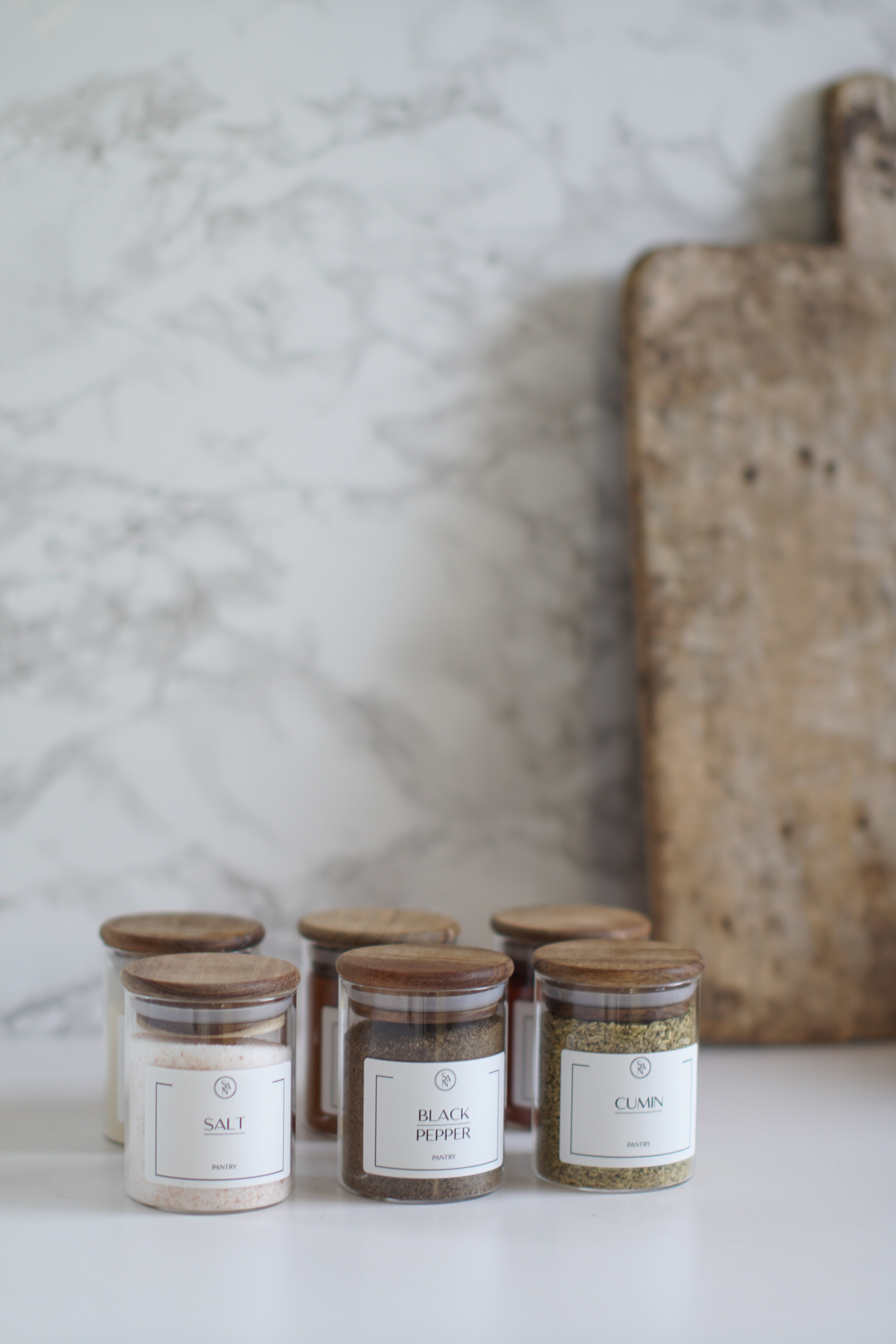 Spice Labels Cheap Glass Spice Jars 12 Piece- 5oz Eco-friendly